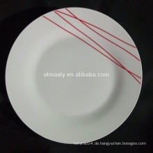 chinesische Keramikplatte, Standard Teller Größe, hochwertige Porzellanplatte